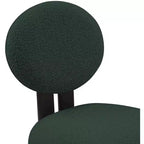 Meridian Furniture, Chaises de salle à manger en tissu bouclé Napa, Lot de 2