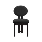 Meridian Furniture, Chaises de salle à manger en tissu bouclé Napa, Lot de 2