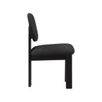Meridian Furniture, Chaises de salle à manger en tissu bouclé Napa, Lot de 2