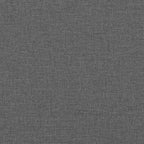 vidaXL Canapé 3 places moderne avec repose-pieds gris foncé - Meuble de salon confortable avec cadre en métal et revêtement en tissu