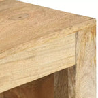 vidaXL Meuble TV Tons de bois variés Bois de manguier massif 90x45x45 cm