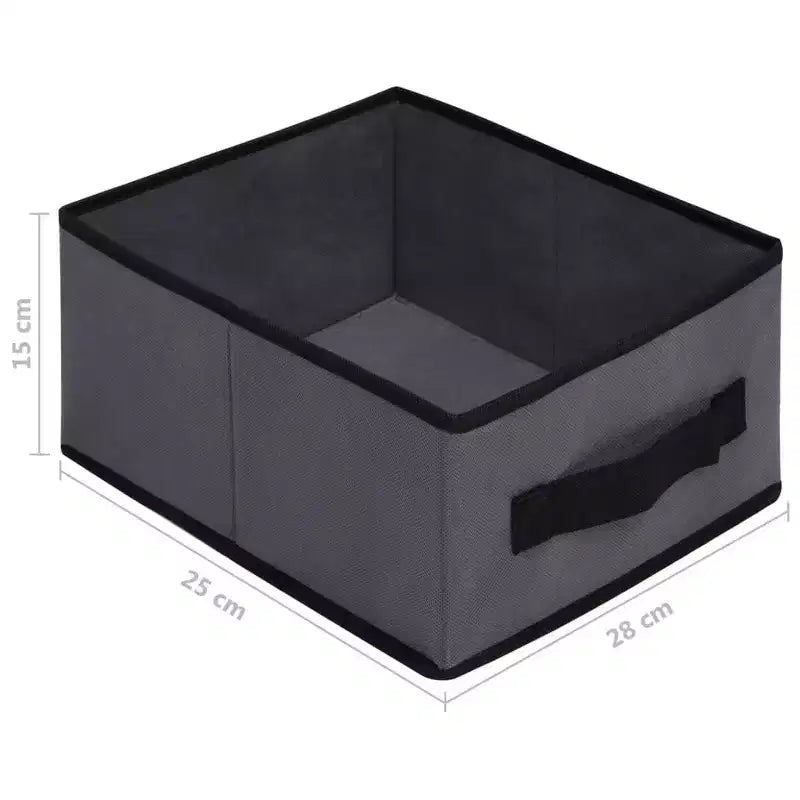 vidaXL Étagère d'Armoire Gris Acier et Tissu Étagère d'Armoire Moyenne