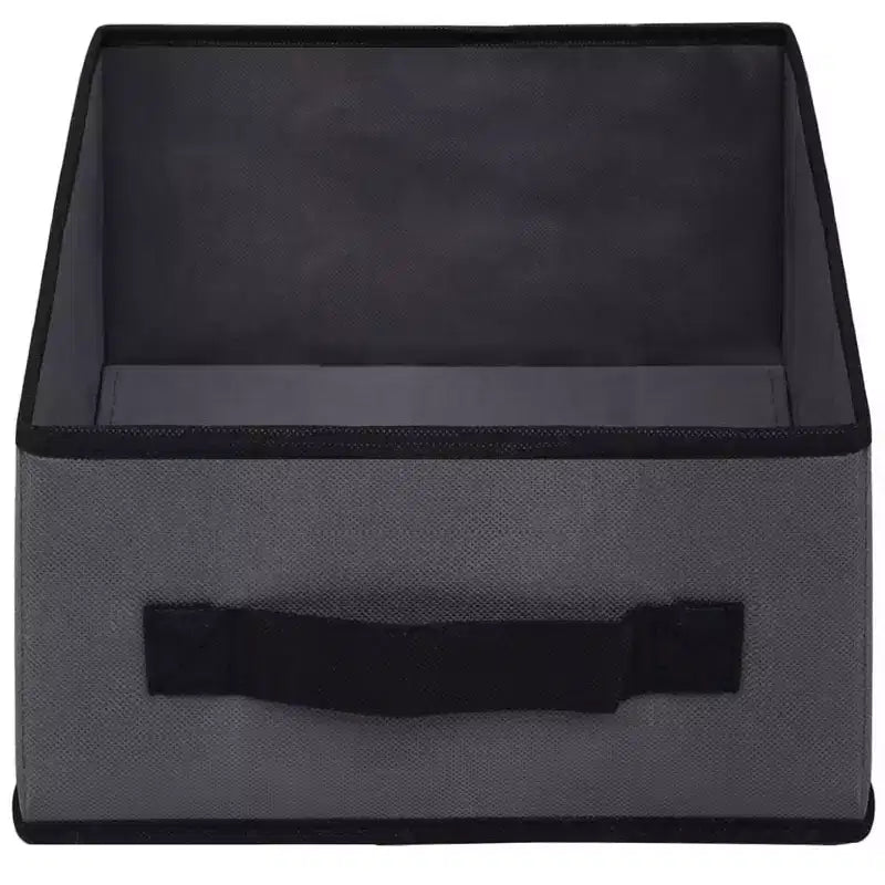 vidaXL Étagère d'Armoire Gris Acier et Tissu Étagère d'Armoire Moyenne