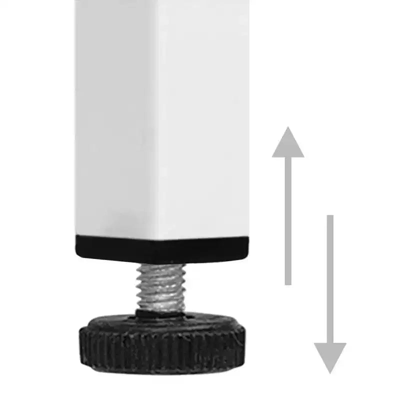 vidaXL Armoire de Rangement Acier Moyenne Pieds Réglables - Blanc