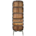 vidaXL Solid Wood Highboard - Mango Wood Storage Cabinet in Brown - Unique Rustic Style Stand with Ample Storage Space