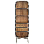 vidaXL Solid Wood Highboard - Mango Wood Storage Cabinet in Brown - Unique Rustic Style Stand with Ample Storage Space