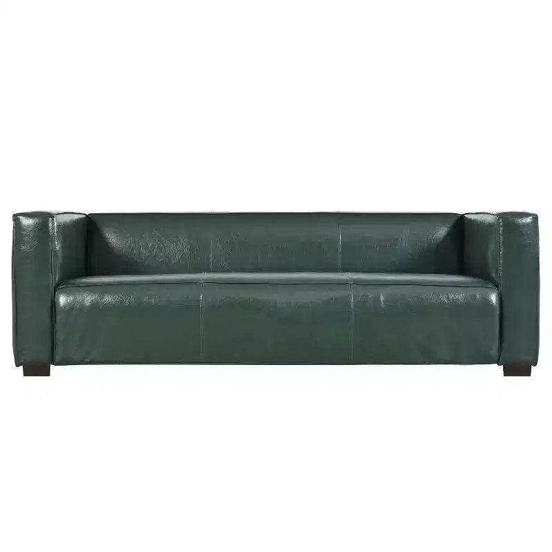 80.25 Canapé 3 places marron clair pour salon et salle de réunion Aucun assemblage requis