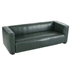 80.25 Canapé 3 places marron clair pour salon et salle de réunion Aucun assemblage requis
