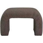 Meridian Furniture, Banc Niagara en tissu Boucle