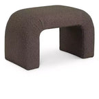 Meridian Furniture,Niagara Boucle Fabric Bench