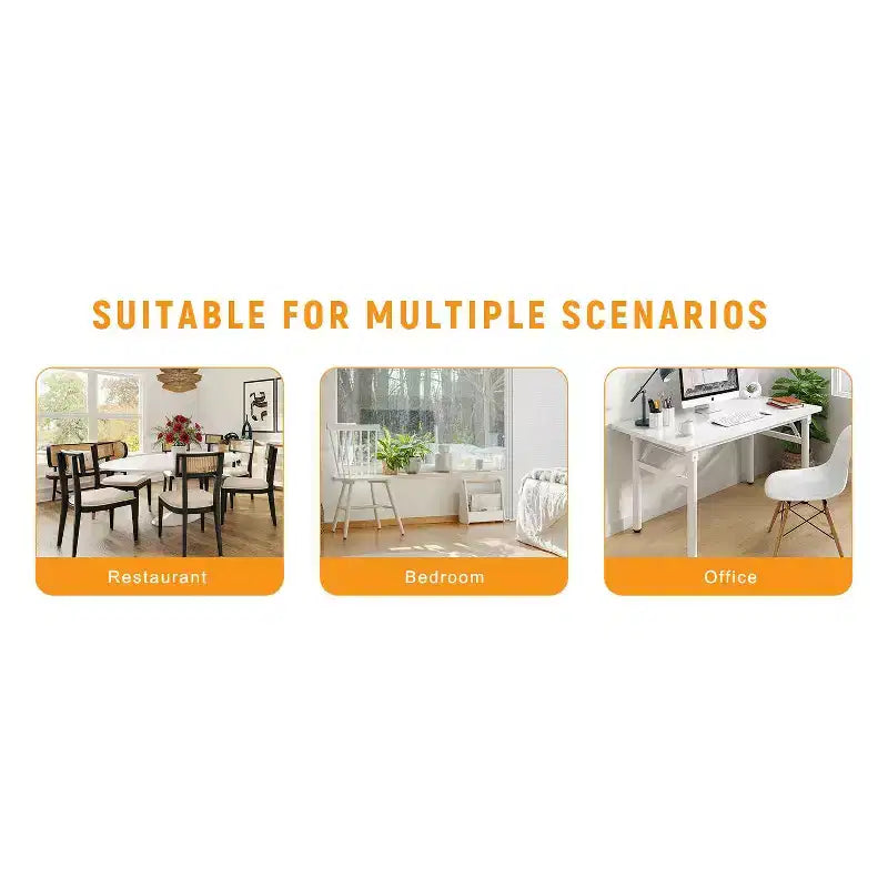 MAYEERTY Lot de 4 chaises de salle à manger de luxe simples, en lin et coton noir, avec pieds en métal doré, s'adaptant à des décors variés