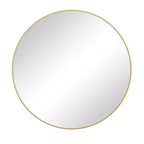 Miroir Circulaire Mural 36 - Miroir Encadré en Métal