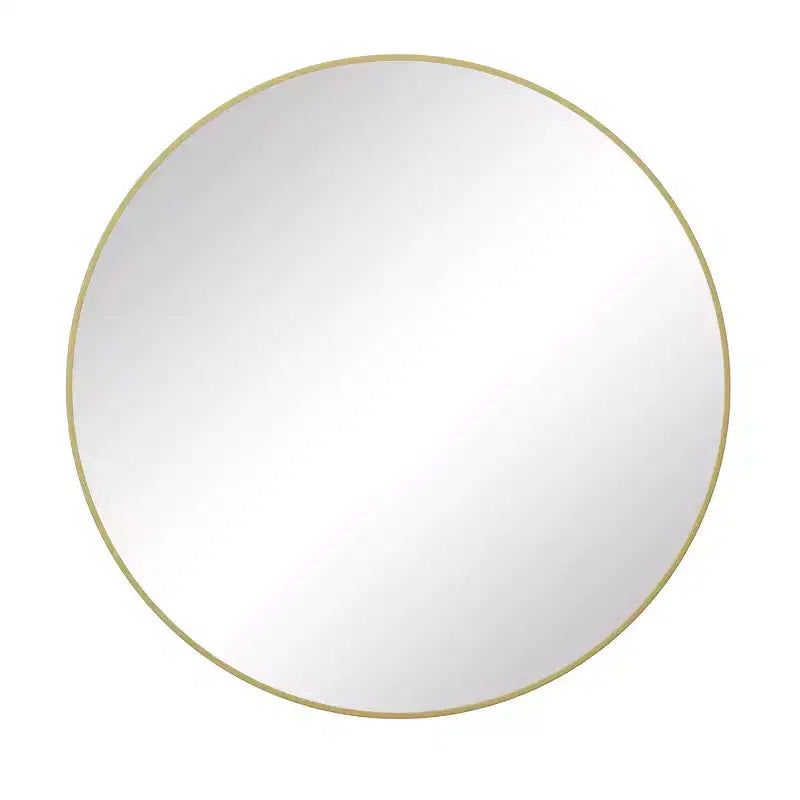 Miroir Circulaire Mural 36 - Miroir Encadré en Métal