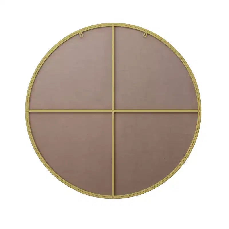 Miroir Circulaire Mural 36 - Miroir Encadré en Métal