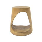 MAYEERTY Table console creuse aspect bois couleur naturelle pour salon