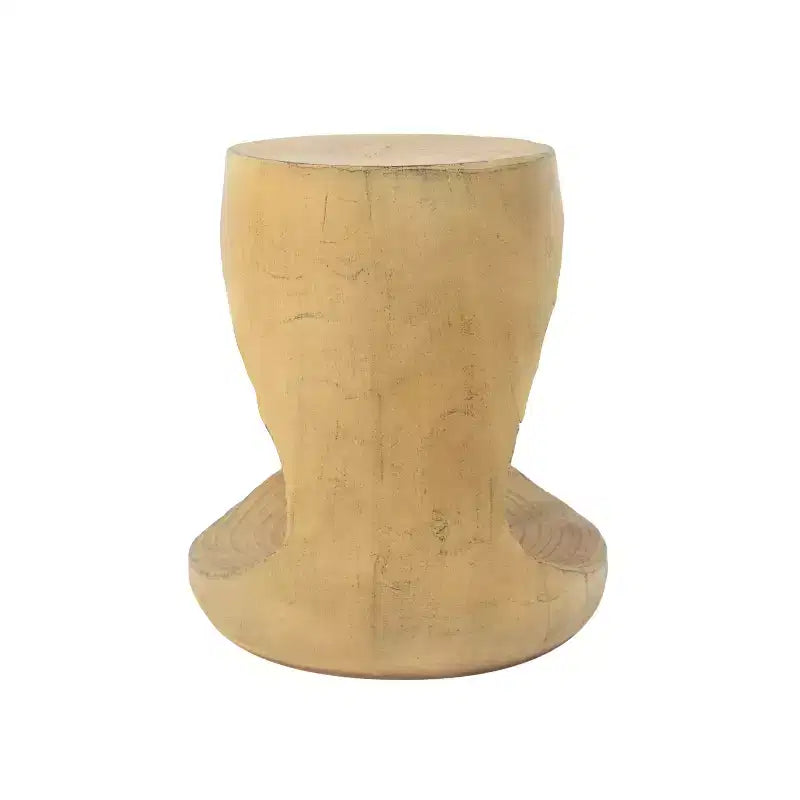 MAYEERTY Table console creuse aspect bois couleur naturelle pour salon