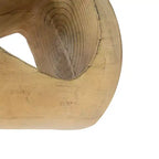 MAYEERTY Table console creuse aspect bois couleur naturelle pour salon