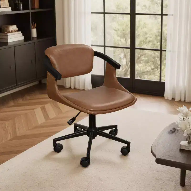Chaise de bureau pivotante Art Leon