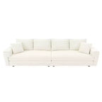 MAYEERTY Canapé moderne confortable rembourré Cloud avec assise profonde et coussins moelleux pour salon, chambre, bureau, beige