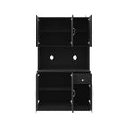 Okak 71 Meuble de Buffet Autoportant avec Rangement, Armoire de Garde-Manger Moderne, Desserte avec Support pour Micro-ondes pour Cuisine Salon