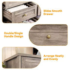 Commode GustoWave à 12 tiroirs pour chambre à coucher, 63 commodes en bois pour salon pour téléviseur de 65 pouces, commode moderne