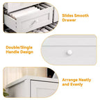 Commode GustoWave à 12 tiroirs pour chambre à coucher, 63 commodes en bois pour salon pour téléviseur de 65 pouces, commode moderne