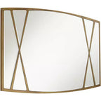 Miroir Mural Rectangulaire Uttermost Double Cross Or 23 1/4 x 42