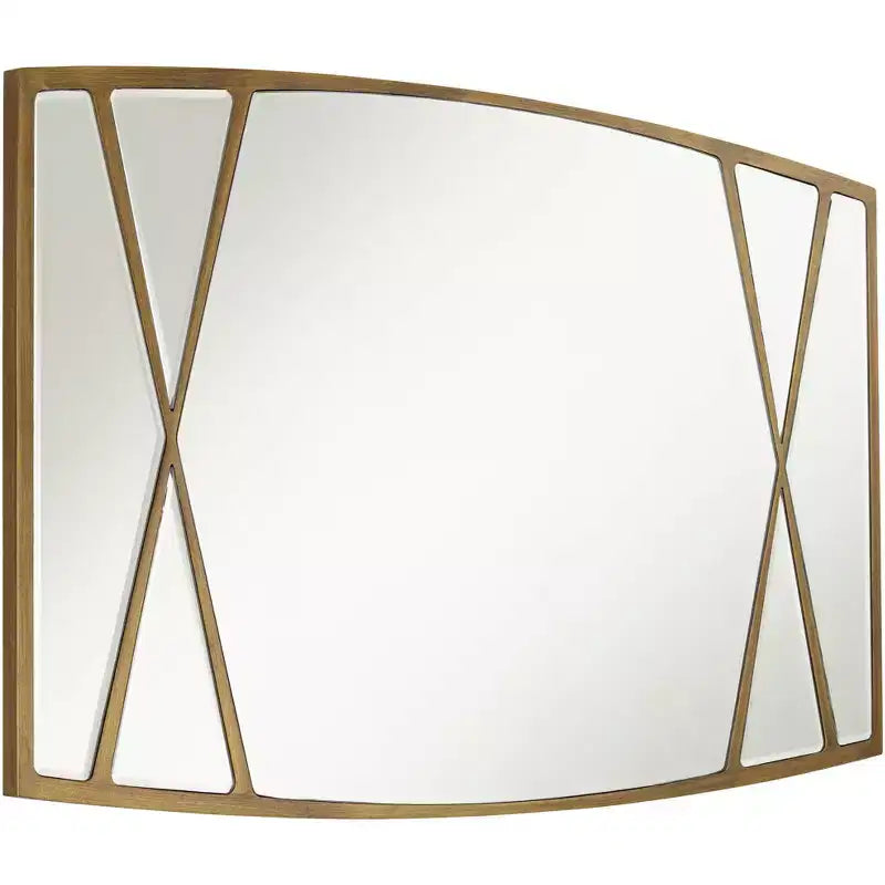 Miroir Mural Rectangulaire Uttermost Double Cross Or 23 1/4 x 42