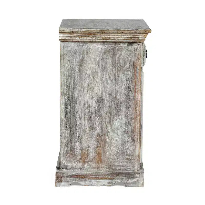 Table de chevet GDFStudio Chaves Boho fabriquée à la main en bois de manguier