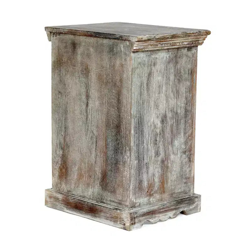 Table de chevet GDFStudio Chaves Boho fabriquée à la main en bois de manguier