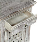 Table de chevet GDFStudio Chaves Boho fabriquée à la main en bois de manguier