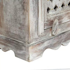 Table de chevet GDFStudio Chaves Boho fabriquée à la main en bois de manguier