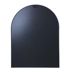 Miroir mural de salle de bain arqué Whisen 30x40 pouces, verre HD premium, cadre en aluminium brossé