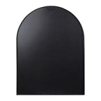 Miroir mural de salle de bain arqué Whisen 30x40 pouces, verre HD premium, cadre en aluminium brossé