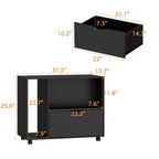 Famapy Mobile Noir Sous - Bureau Organisateur Rangement Gaming - Organiseur Compact pour Consoles PS, Jeux & Accessoires