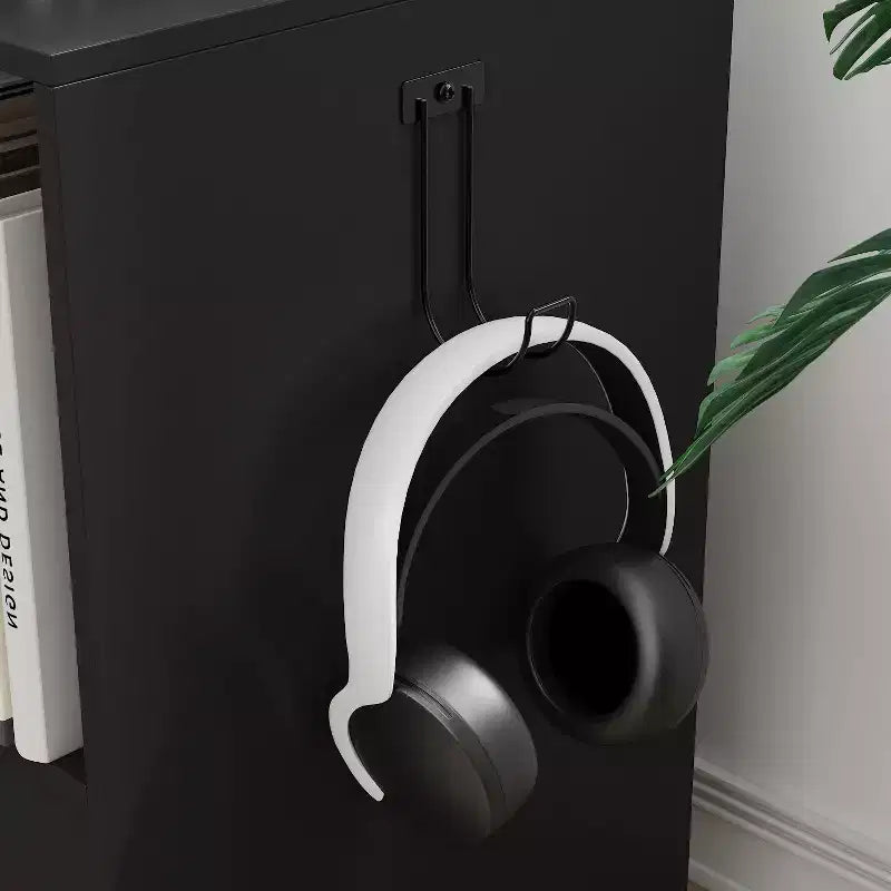 Famapy Mobile Noir Sous - Bureau Organisateur Rangement Gaming - Organiseur Compact pour Consoles PS, Jeux & Accessoires