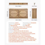 Banc à chaussures VEVOR pour entrée, 98,8 x 23,9 x 50 cm, aspect rotin, avec tiroirs basculants, capacité de 200 kg, meuble de rangement pour chaussures avec coussin, marron