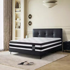 GDFStudio Cecil 12 Breathable Memory Foam Knitted Cover Individual Pocket Hybrid Mattress with Euro Top