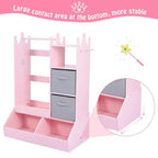 Meuble de rangement pour déguisements de filles - Comprend lumière, miroir, penderie et bac de rangement