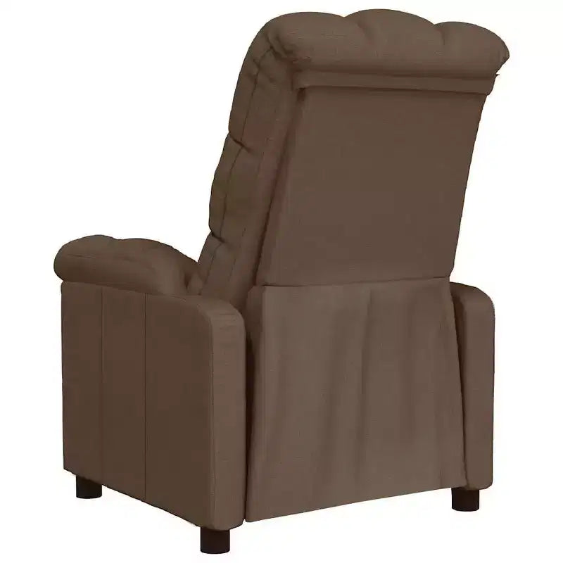 vidaXL Fauteuil inclinable de relaxation réglable et confortable en tissu pour cinéma maison