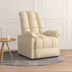 vidaXL Fauteuil inclinable de relaxation réglable et confortable en tissu pour cinéma maison