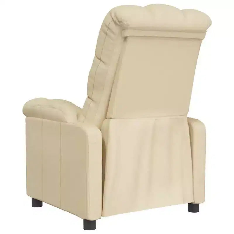 vidaXL Fauteuil inclinable de relaxation réglable et confortable en tissu pour cinéma maison