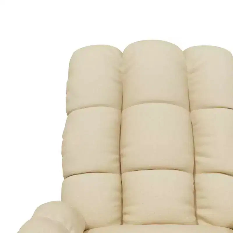 vidaXL Fauteuil inclinable de relaxation réglable et confortable en tissu pour cinéma maison