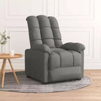 vidaXL Fauteuil inclinable de relaxation réglable et confortable en tissu pour cinéma maison