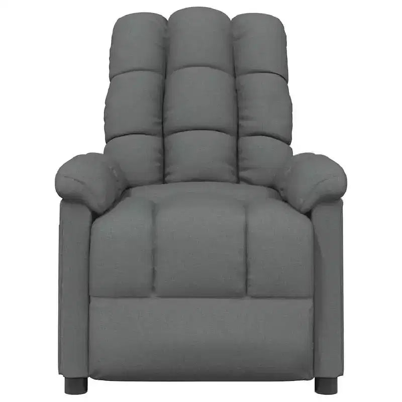 vidaXL Fauteuil inclinable de relaxation réglable et confortable en tissu pour cinéma maison