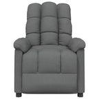 vidaXL Fauteuil inclinable de relaxation réglable et confortable en tissu pour cinéma maison