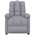 vidaXL Fauteuil inclinable de relaxation réglable et confortable en tissu pour cinéma maison