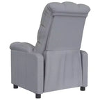 vidaXL Fauteuil inclinable de relaxation réglable et confortable en tissu pour cinéma maison