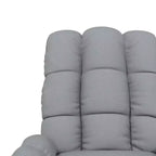 vidaXL Fauteuil inclinable de relaxation réglable et confortable en tissu pour cinéma maison
