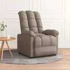 vidaXL Fauteuil inclinable de relaxation réglable et confortable en tissu pour cinéma maison